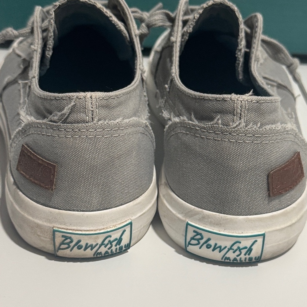 Blowfish Malibu MAXINE Women’s Gray Canvas Sneakers - Picture 3 of 7